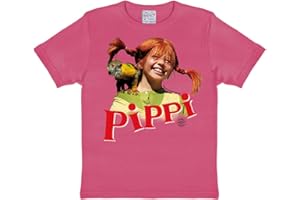 Logoshirt® Pippi Calzelunghe I Signor Nilsson I Maglietta I T-Shirt Stampate I Donna e Uomo I Design Originale su Licenza