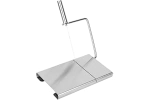 HERCHR Taglia Formaggio a Filo,Affettatrice per Formaggio,Taglia Formaggio Filo per Affettare,Formaggio Taglierina per Formaggio in Acciaio Inox Formaggio Prosciutto per Burro Utensili da Cucina