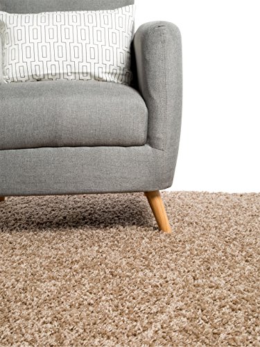 benuta Shaggy Hochflor Teppich Swirls Taupe 160×230 cm | Langflor Teppich für Schlafzimmer und Wohnzimmer - 3