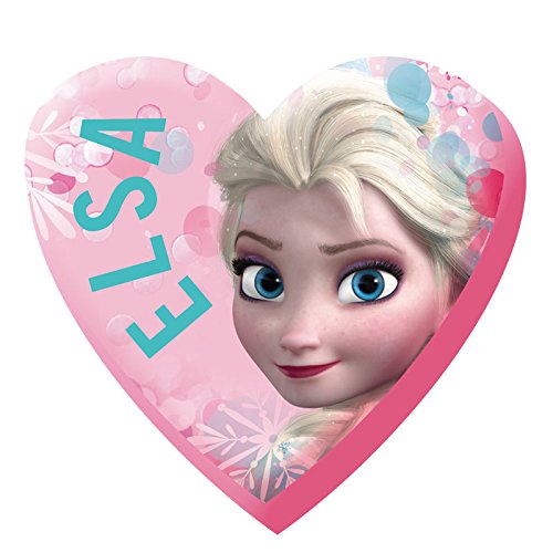 Disney wd19148 V Frozen – Elsa 40 cm con cojín en forma de corazón