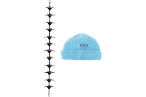 2Stoned Cap-Rack XXL Kappenhalter in Schwarz mit 12 Clips zum Aufhängen von bis zu 36 Baseball Caps + Zugabe