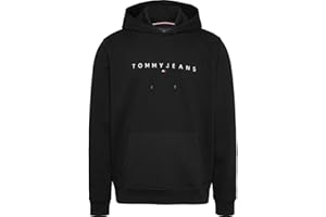 Tommy Jeans Sudadera Hombre Linear Logo con Capucha