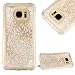 Produktbild Kristall Transparent Hülle für Samsung Galaxy S7,CESTOR Luxus Liebe Herz Flüssig Treibsand Ultra Dünn Weich Silikon TPU Durchsichtig Dauerhaft Schutzhülle für Samsung Galaxy S7,Rose