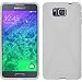 Produktbild PhoneNatic Case für Samsung Galaxy Alpha Hülle Silikon weiß X-Style Cover Galaxy Alpha Tasche + 2 Schutzfolien