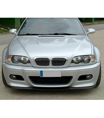 Spoiler Avant Pour BMW Série 3 E46 Berline/Touring FL 2001+ - Matériau PU, Hauteur 4 Cm, Certifié TÜV, Non Peint