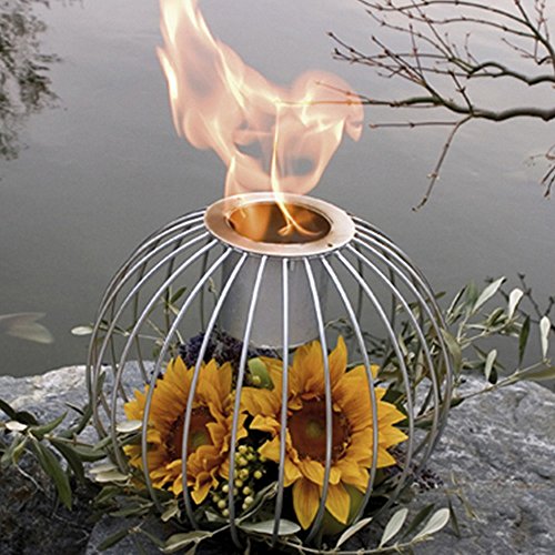 Feuerkugel ''Filligran'' 38cm silber