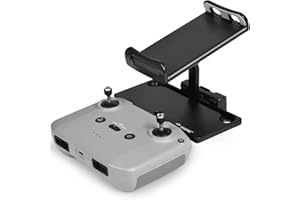 LEKUFEE Support de Tablette Pliable en Alliage d'aluminium léger pour DJI Mini 3/Mavic 3/DJI Air 2S/Mavic Air 2/DJI Mini 2/Mavic Mini/Mini SE/Mavic 2 Pro/Mavic Pro/Mavic Air/DJI RC- N1 Télécommande