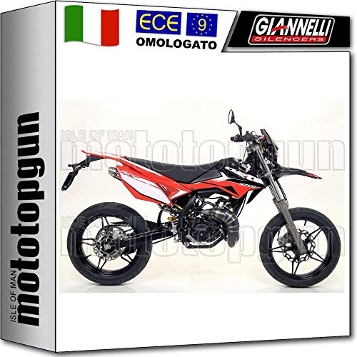 GIANNELLI SCARICO COMPLETO HOM ENDURO 2T CARBONIO BETA RR 50 ENDURO 2018 18 34088HF + 34702HF