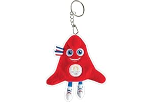 NCENGLINGS Porte-clés Mascotte Jeux Olympiques Paris 2024，Porte-clés pour Cordon Keychain de Crochets Pendentif pour Cordon, Porte-Clef et Trousseau Mignon Pendentif Porte-clés Animé Enfants Clé Pendentif