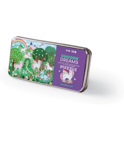 Crocodile Creek Shark Reef Travel Puzzle in Tin | 50 Pieces | Children