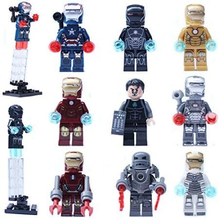 Todwish FG 0160-0168 Iron Man 9pcs/set of small particles new Bricks Blocks Sets Figures Minifigures Learning Toys