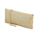 abendtasche blau gold Reißverschluss cecilia&bens mini Clutch mit Pailletten  20er Jahre Accessoires Gold  kleine Damen Umhängetasche