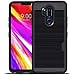 Produktbild TAITOU LG G7 TinQ/G7+ G710EM Case, Wiredrawing Design Combined Armor Slim Cover[Credit ID Card Slot] Awesome Super Hybrid Double Layers 2 In 1 Superlight Thin Armour Phone Case for LG G7 TinQ Black