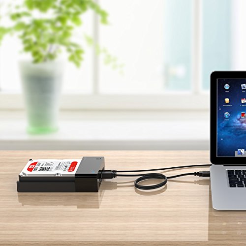 ORICO 2,5″ 3,5″ Festplatten Dockingstation Gehäuse, USB 3.0, eSATA, für 2,5 und 3,5-Zoll HDD und SSD mit SATA, Hochgeschwindigkeit, bis zu 8 TB - 7