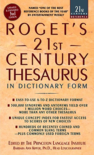 Télécharger Roget's 21st Century Thesaurus, Third Edition PDF