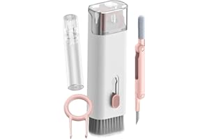 BLOOOK Cepillo de Limpieza para Teclado, 7 en 1, Kit de Limpieza de Teclado, multifunción, Limpiador de Auriculares con Tapa de tecla, Extractor para Earbuds Smartphone Set de Limpieza