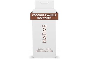 Native Shower Gel & Body Wash for Women & Men - Free of Sulphates & Dyes - Coconut & Vanilla Scent Body Soap - Gently Cleanses with Plant-Based ingredients (532ml)