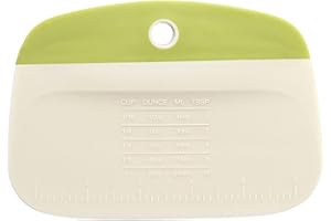 Shurzzesj Grattoir à, grattoir à pâte,Grattoir de qualité alimentaire pour la cuisson, échelle précise | Coupe-pâtisserie, trancheur de pâte, grattoir de cuisine pour pâte, pizza, gâteaux, fromage