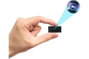 MIAOYILONG Mini Camara Espia portátil - Cámara espía Oculta - Cámara HD de Seguridad para niñeras - detección de Movimiento, grabación en Bucle, visión Nocturna automática, Sensor de Gravedad