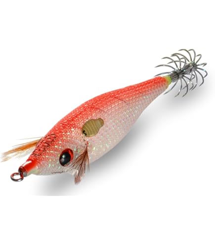 Esca UV Glow Per Pesca Esca Per Calamari DTD White Killer BUKVA 70mm - Artificiale Con Effetto Glow E Colori UV Tataki Per Calamari