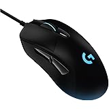 Logitech G403 Souris Gamer Filaire, 25 600 DPI, RVB Gaming, Ultra-Léger, Poids Ajustables, 6 Boutons Programmables, Mémoire I
