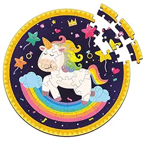 Webby Unicorn Jigsaw Puzzle for 5 and Above, 60 Piece, Multicolour