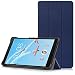 Produktbild Lenovo Tab 7 Hülle - Ultra Dünn und Leicht PU Leder Schutzhülle mit Standfunktion für Lenovo Tab 7, 7 Zoll TB-7504F / TB-7504N / TB-7504X Tablet, Dunkelblau (Nicht für Lenovo Tab 7 Essential)
