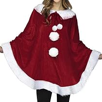 Cape à Capuche Sapin De Noël Pour Femme – Avec Nœud Et Décor – Parfaite Pour Les Fêtes !
