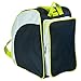 Charles Bentley 49 Litre Large Ski Boot Bag Snow Rucksack Holdall With Shoulder Strap - Lime Green