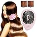 Price comparison product image Portable Electric Ionic Hairbrush, Mini Hair Brush Comb Electric Scalp Massaging Caring Brush Vibration Massage Comb Hairbrush(Pink)