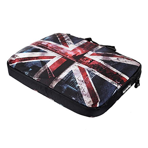TaylorHe 15   15 6 Zoll Notebooktasche  Schultertasche f  r Notebook mit Muster   Laptoptasche mit Griff und Seitentaschen Laptop Bag london  union ja