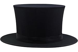 Cndiyald Magicien Top Hat Chapeau Magicien Pliant Top Hat Halloween Magiciens Costume Chapeau Noir Hat de Haut avec mezzanines Trick for Magicic Performance Gimmick Dress Up Halloween Party Black