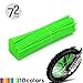 Produktbild La Vane Motorrad Spoke Tubes, 72tlg. 24cm Universal Motocross Speichencover für 8''-21'' Felgen Kawasaki KX KL-XF KLR KL R-Z400S SM RM2 F750GS Honda CRF XL XLR XR KTM Yamaha XT250-600 WRF