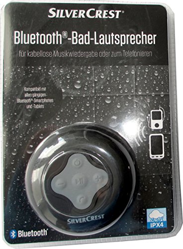 Preisvergleich Produktbild SILVERCREST® Bluetooth®-Bad-Lautsprecher (schwarz)