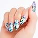 ThumbsUp Nails Nacre Pearlescent Pearly Nail Wraps / Self-adhesive / Nail Foil Polish Strips / Full Coverage Nail Art Stickers / 20 Wraps Per Pack