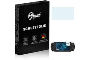 Bruni Schutzfolie kompatibel mit Sony PSP-3000 Folie, glasklare Displayschutzfolie (2X)