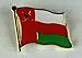 Produktbild Oman Pin Anstecker Flagge Flaggenpin Fahne Fahnenpin Button Clip