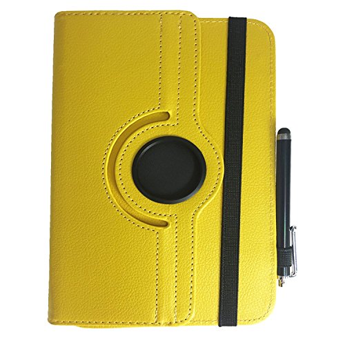 Tablet Tasche für ASUS ZenPad 3S 10 LTE (Z500KL) Schutz Hülle Etui Case + Touch Pen – Gelb 9.7 Zoll 360_ - 3