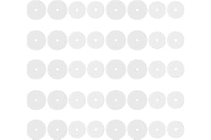 NHPY 40 unidades de discos anticarne silvestre piercing disco 7/9 mm silicona pendientes parte trasera Clear Disc Pads to Stabilize Earrings Keloid Disc Disc Disc para Pendientes, Espalda, Discos de