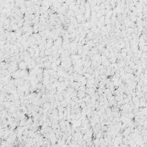 Badematte aus weichem & kuscheligem Hochflor | Öko-Tex zertifiziert | weiß | 60x100cm - 4