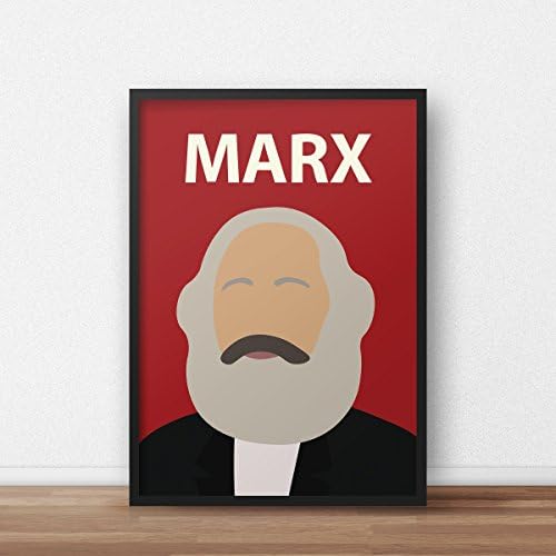 Karl Marx Poster Print - Artwork - Inspirational - Politics - Socialism - Communism - Labour Party - Momentum - Economics - Revolution - Protest - Anti-Capitalism - Marxism