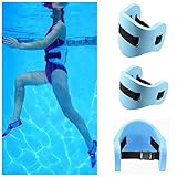 Material: espuma. XMLIFETO - Cinturón Flotador para Natación, Tren, Equipo de Flotación, Soporte Flotante para Cinturón para Adultos (Azul)