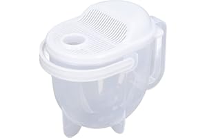 TOPINCN Ciotola per Lavare Il Riso, Rondella per Riso con Bilancia Trasparente Ciotola per Scolare Il Riso da Cucina Infrangibile per Pulire la Frutta della Verdura