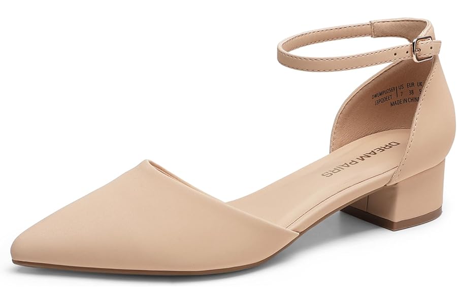DREAM PAIRS Women's Closed Toe Pumps