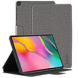 samsung book cover tablet-hülle für samsung galaxy tab a 10.5 schwarz [Kompatibel Tablet] --- Exklusiv für Samsung Galaxy Tab A 10.1 2019 T510/ T515 präzise Ausschnitte konzipiert.