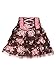 Cutecumber Girls Brown Lace & Cotton Knee Length Skirt RS.681.00