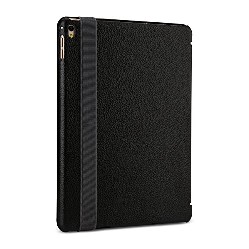 StilGut Pencil-Halter für Apple iPad Pro 9,7″ und iPad Pro 10.5″ aus echtem Leder (V2 verbesserte Variante) mit Lightning Adapter-Fach & Lasche. Stift-Halterung zur sicheren Aufbewahrung des Apple Pens, Cognac - 5