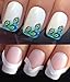 WATER NAIL TRANSFERS DECALS STICKERS ART SET #382 & 172. **plus x48 nail tip guides!!** x12 PEACOCK EYE FEATHER PLUME FRENCH MANICURE LACE SPOTTY TIPS TATTOO WRAPS & x48 FRENCH MANICURE TIP GUIDES! CAN BE USED WITH NATURAL GEL ACRYLIC STICK ON NAILS! OR WITH GLITTER DUST CAVIAR BEADS ALLOYS DECORATIONS CONFETTI FIMO SHAPES TAPE PENS RHINESTONES!