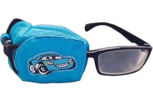 FANCYPUMPKIN Kreative Cartoon Augenklappe Einzelne Brille Abdeckung Lazy Eye Amblyopie-Behandlung für Kinder