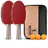 Superior Rendimiento Calificaciones.Jugadores Ofensivos Desea Un Alto Nivel De Velocidad Y Energía Mientras Que Los Jugadores Defensivos Necesitan Más Control.la Raqueta De Ping Pong Tiene Un 90 Spin Rating,95 Velocidad De Calificación Y Una Clasificación De Control 75, Que Son Realmente Beneficiosos Para Ambos Estilos De juego.